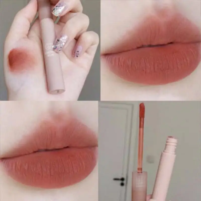 Sexy Matte Lip Gloss Set Women Liquid Lipstick Waterproof Lip Gloss Long Lasting Moisturizing Lipstick Lip Tint Beauty Cosmetics