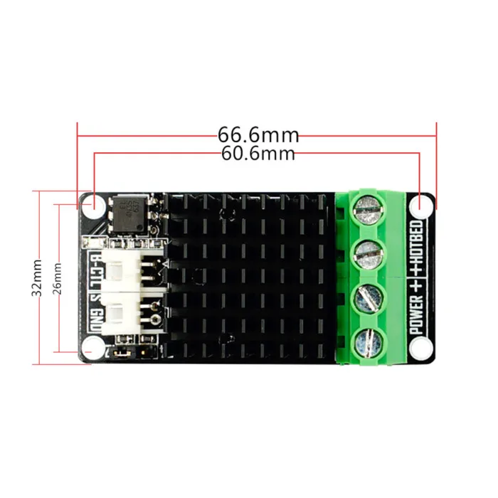 Аксессуары для 3d принтера контроллер нагрева 30A heatкровать МКС MOS MOSFET Модуль расширения OUJ99