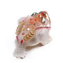 Стиль,, цвет, меняющий чай, украшения, счастливый Золотой жаба, бутик, смола, украшения для чайной церемонии, набор чайных лотков, аксессуары для чая S