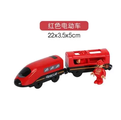 Электрические поезда набор Магнитный соединитель хвостовые поезда совместимы с Brio треки железнодорожные игрушечные локомотивы для детей