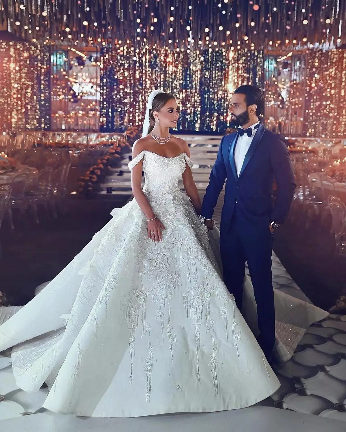Vestidos De Noiva Роскошные свадебные платья трапециевидной формы с v-образным вырезом и кристаллами, свадебное платье, украшенное бусинами