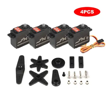 

4PCS JX PDI-HV5523 DIY HV High Voltage Metal Gear Digital Core Servo with High Torque for RC Car Robot Airplane Aircraft Drone