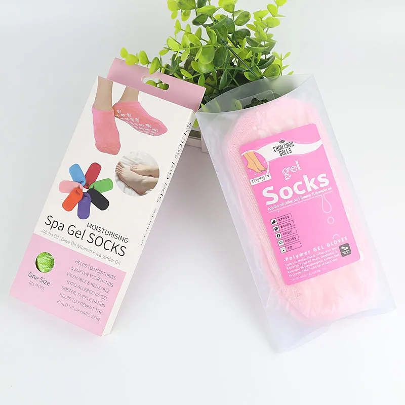 Cotton Yarn Gel Moisturizing Emollient Foot-care Set Household Foot Nursing Care No-show Socks Moisturizing Heel Anti-Foot Dryin