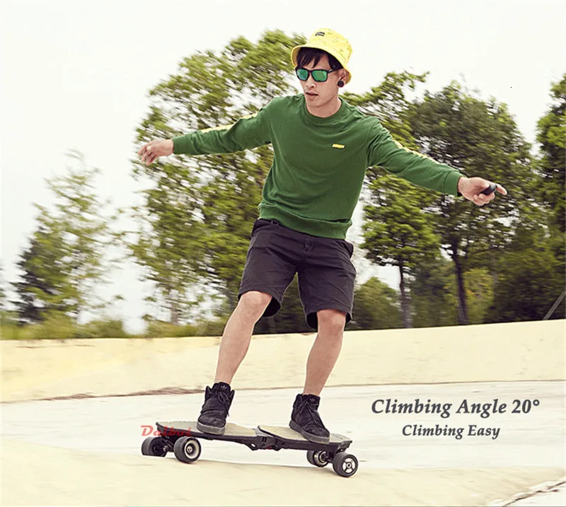 Daibot Four Wheel Electric Scooter Electric Scooters 500W 24V Foldable Electric Skateboard With Bluetooth Speaker For Adult      (29)