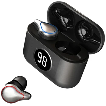 

SE-16S Wireless Headphones Bluetooth 5.0 Sports Running Headset for IOS Android Phones HD Call Silver