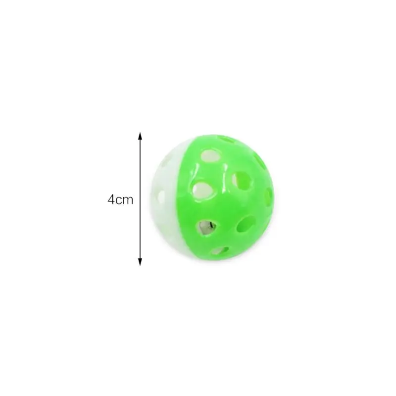 Cute Cat Toys Bell Colourful Cat Ball Toy With Jingle Bell Inside Kitten Toys Pet Teaser Funny Balls Cat Toys Pet Cat Supplies