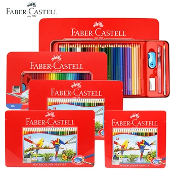 

FABER-CASTEL36/48/72 Color Professional Water-Soluble Colored Pencils for Artist School Sketch Drawing Pen Children Special Gift