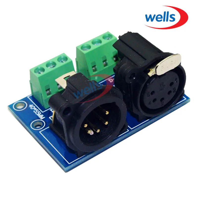 

3pin connector to XLR5 , DMX512 3Pin to XLR5, use for DMX controller