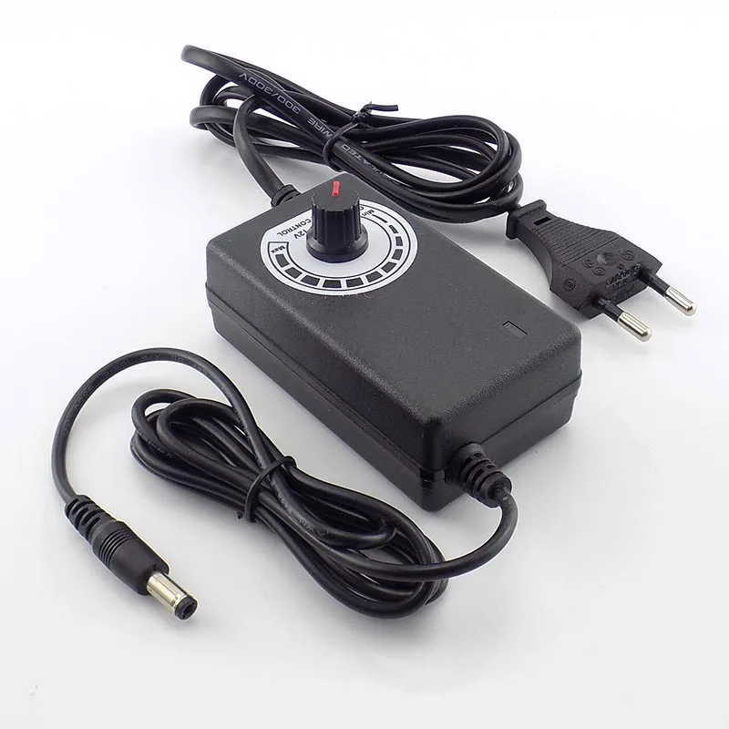 AC 100-220 В к DC Регулируемый адаптер 3-12 В 2.0A CCTV Блок питания камеры питания зарядное устройство для светодиодной ленты свет 5,5*2,5 мм J17