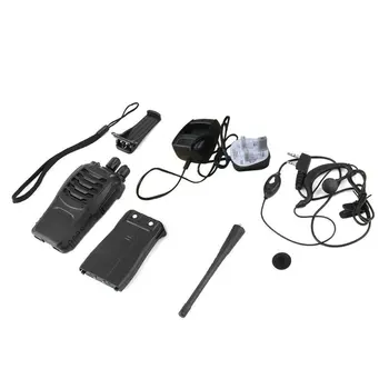 

2pcs/lot BAOFENG BF-888S Walkie talkie UHF Two way radio baofeng 888s UHF 400-470MHz 16CH Portable Transceiver with Earpiece