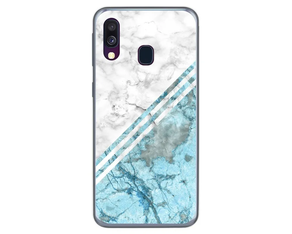 Tpu Gel case for Samsung Galaxy A40 design marble 02 drawings | Мобильные телефоны и аксессуары