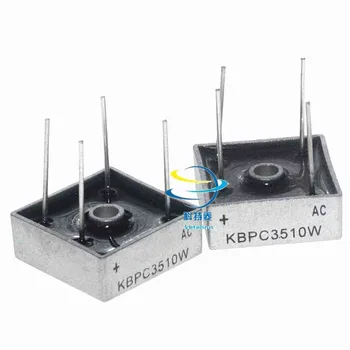 

Freeshipping KBPC3510W KBPC3510 In-line rectifier bridge DIP-4 35A/1000V round foot square bridge Bridge stack