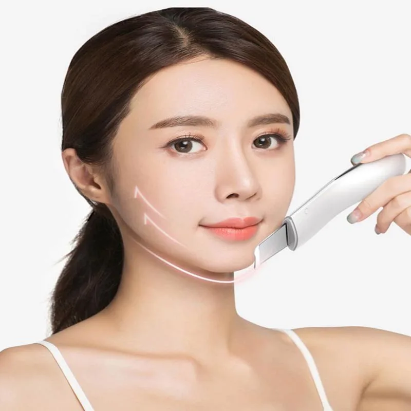 Xiaomi Wellskins Cleaning Beauty Instrument Ultrasonic Facial Skin Scrubber Deep Face Cleaning Blackhead Remove Instrument