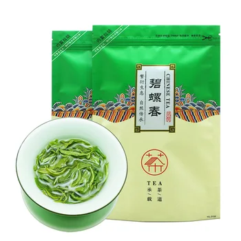 

2020 China Bi-luo-chun Green Tea Real Organic New Early Spring Green Tea for Weight Loss Health Care