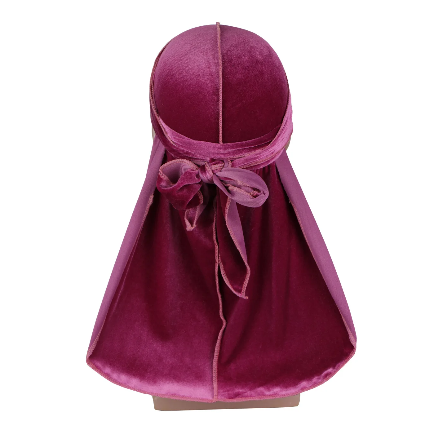 mens blanket scarf Muslim Mens Turban Durag Hair Accessories Velvet Headwear Covers Bow Bandanna Cap Hijab Long Tail Hats head scarf men