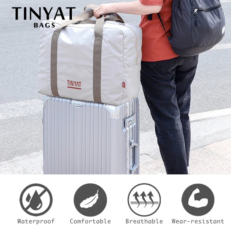Women Travel Bag Hard Fold Luggage Bag Clothing Business Men Storage Carry on Hanging Suitcase Light Garment