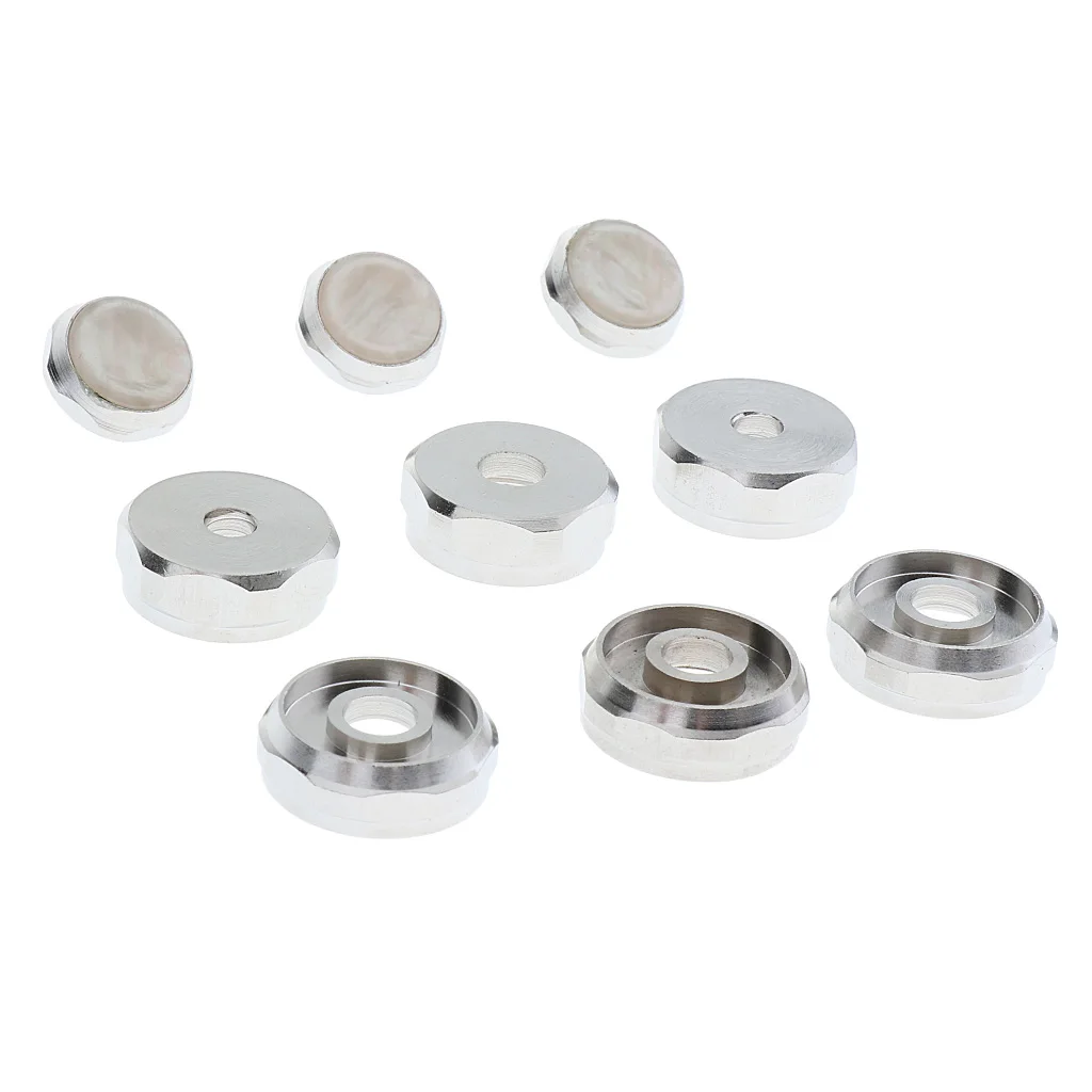 Set Of 3 Trumpet Repairing Parts Musical Instrument Accessory For Trumpet