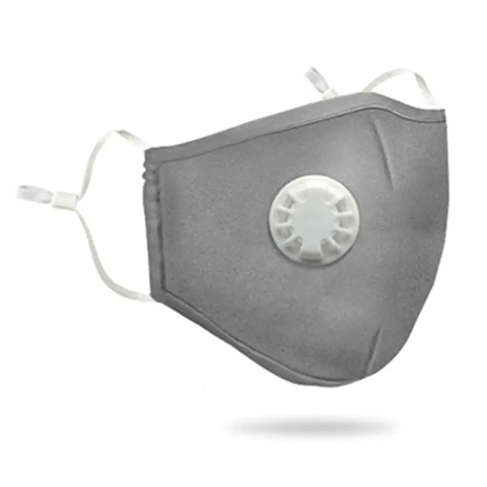 

Anti-Fog And Dust-Proof Pm2.5 Mask Washable Anti Smoke Mask Face Protective Masks + 2 Filters Breathing Valve Plus cashmere