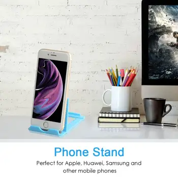 

Mini smart Monitor Pad Cell phone Stand Support plastic adjustable for Huawei Samsung phone Ipad mini size light weight x 2pcs