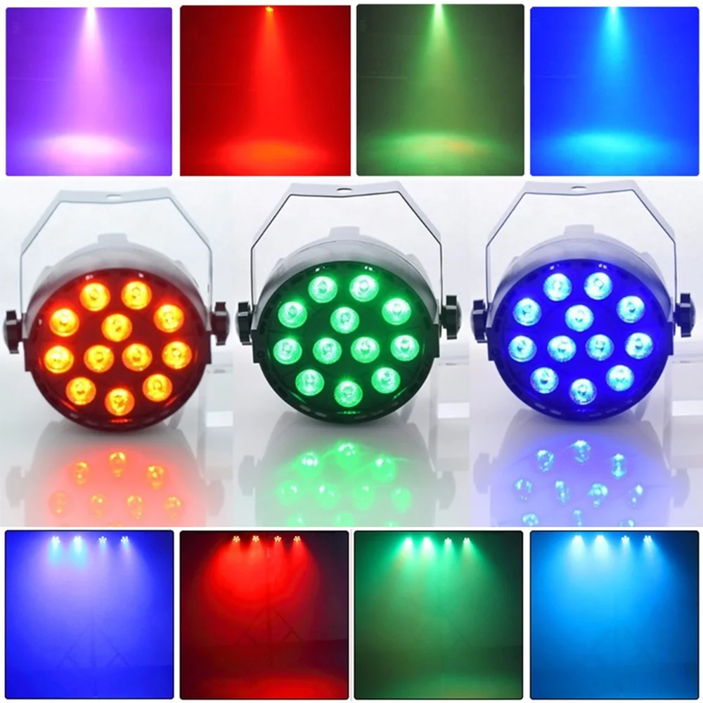 Aimkeeg 12 светодиодный RGB 3 в 1 сценический светильник Вечерние огни DMX 512 вечерние