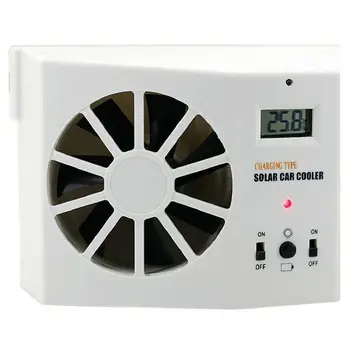 

Solar Powered Car Window Air Vent Ventilator Mini Air Conditioner Cool Fan NEW