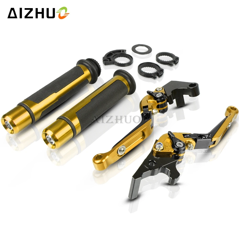 Для YAMAHA R6 YZF600 YZF-R6 YZFR6 2005- 2013 2012 11 YZF R6 аксессуары для мотоциклов Выдвижные Тормозные Рычаги сцепления+ ручные ручки - Цвет: gold