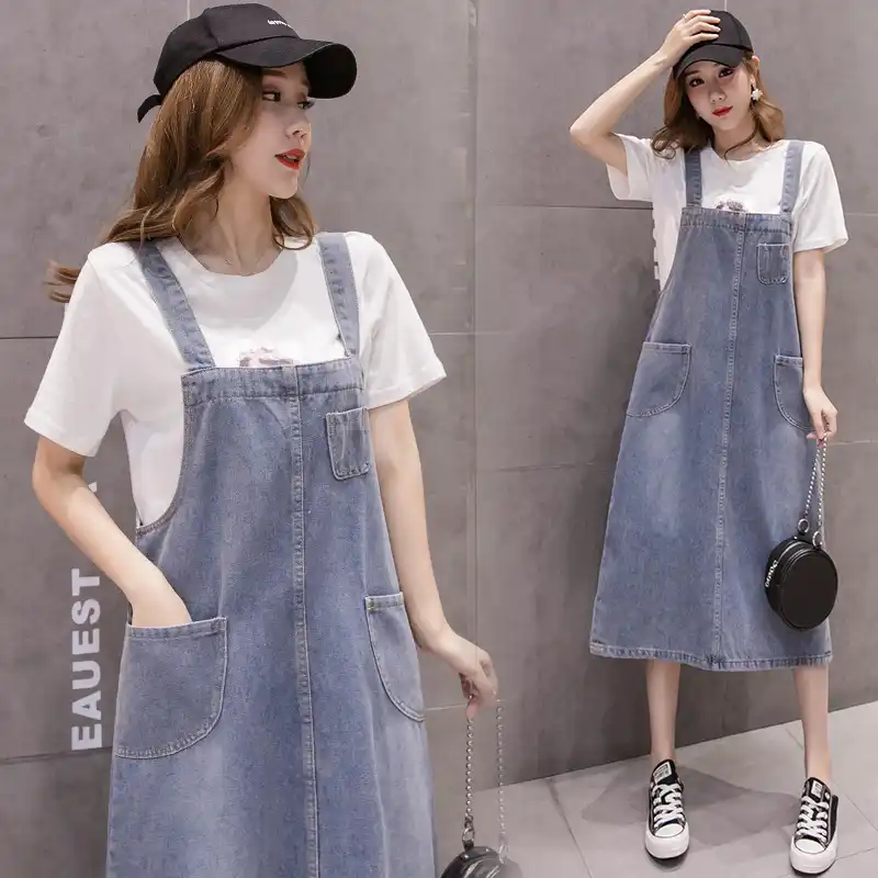 sleeveless denim dress plus size