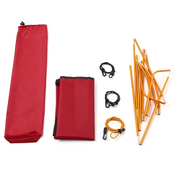 

1 Pair Kayak Canopy Mount Base Hardware Kit for Boat Canoe Awning Sun Shade