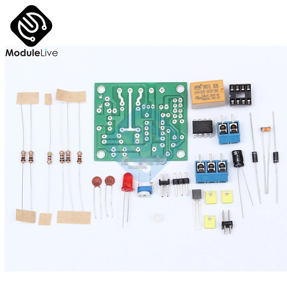Светильник Модуль управления DIY Kit с 5V Реле LM393 электронный Borad с светочувствительным DC 5-6V
