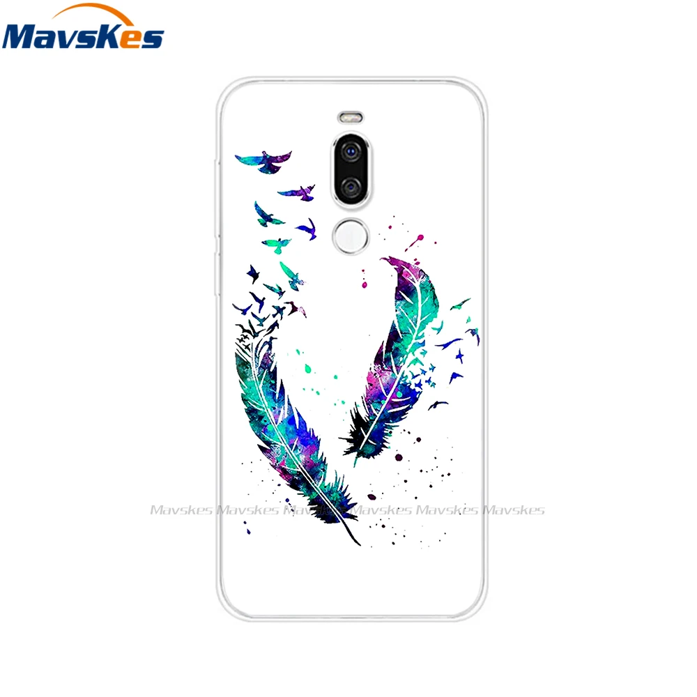 Cases For Meizu Back Cover For Meizu X8 X 8 Flowers Cat Patterned Phone Shell Cover Soft TPU Silicone Protective Cases Fundas Coque For Meizu X8 cases for meizu black Cases For Meizu