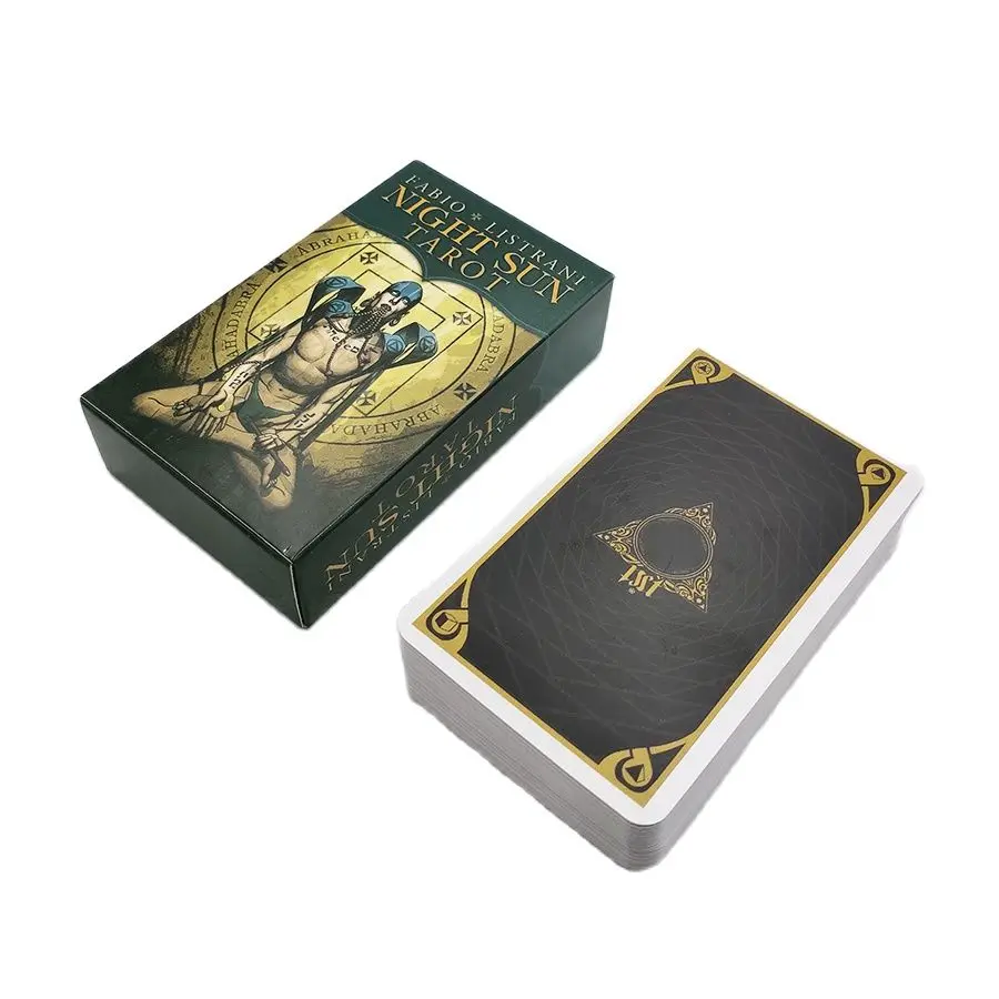Night Sun Tarot Card Friends Party Table Game Divination Fate Gameplay 78 Sheet Deck Entertainment Board | Спорт и развлечения