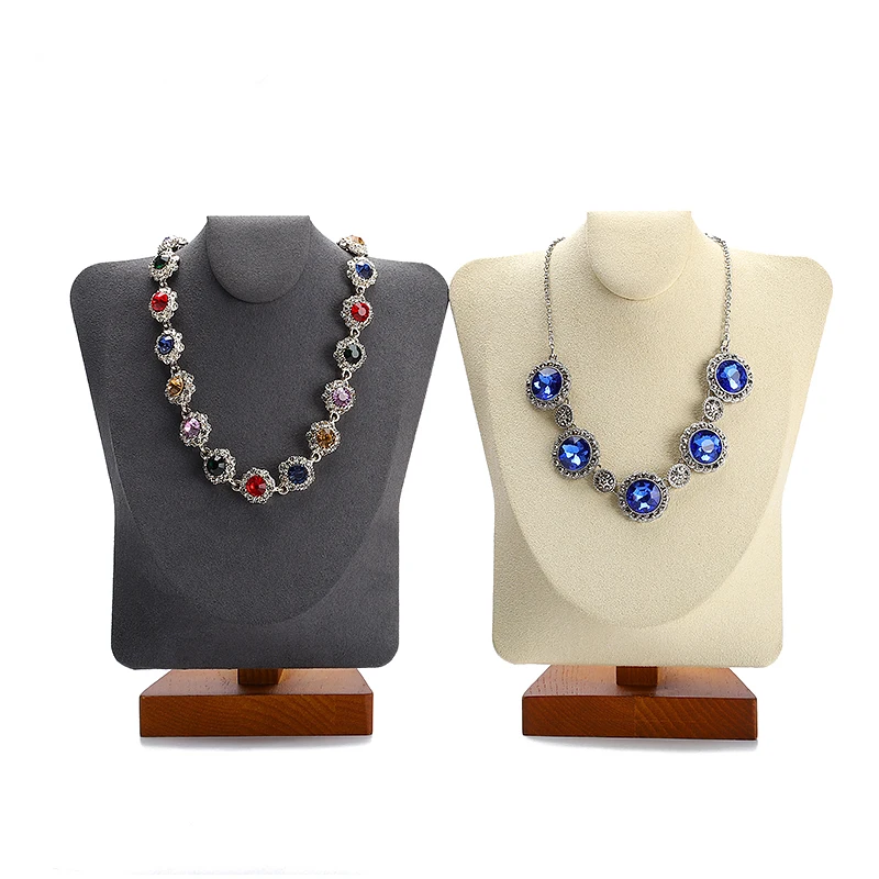 DIGU Fashion high quality wooden mannequin classic jewelry display stand necklace bust | Украшения и аксессуары