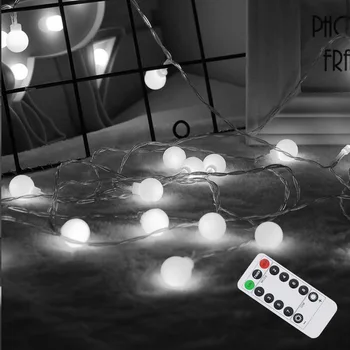 

50 LED Ball String Lights Waterproof Lights Decorative Lamp For Christmas Tree Wedding Birthday Garden Party Lighting Decor