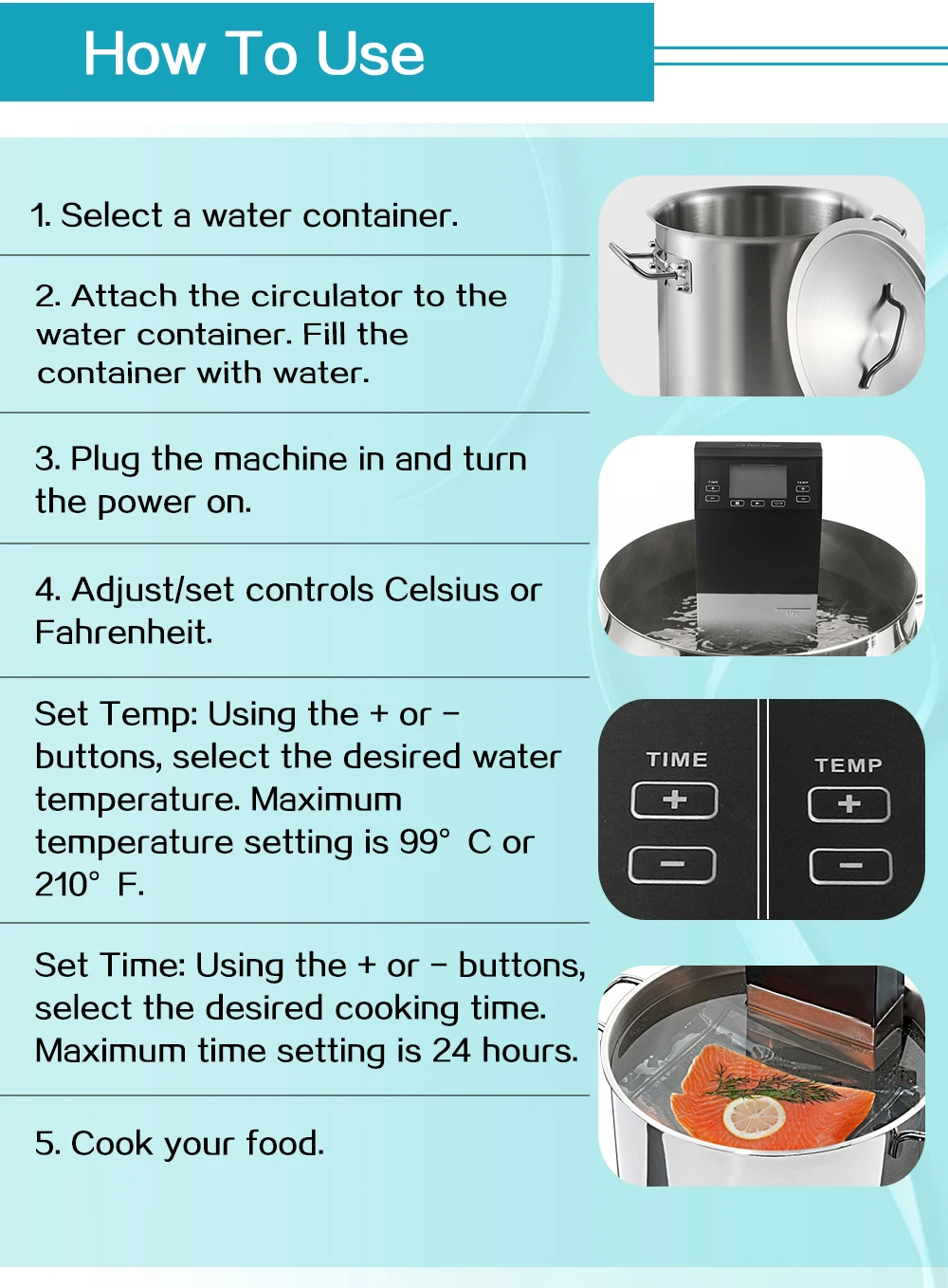 ITOP 1500 Вт Sous Vide кулинарная машина низкая температура вакуумная Сварка чистая вареная машина стейк Медленная Плита кухонный комбайн