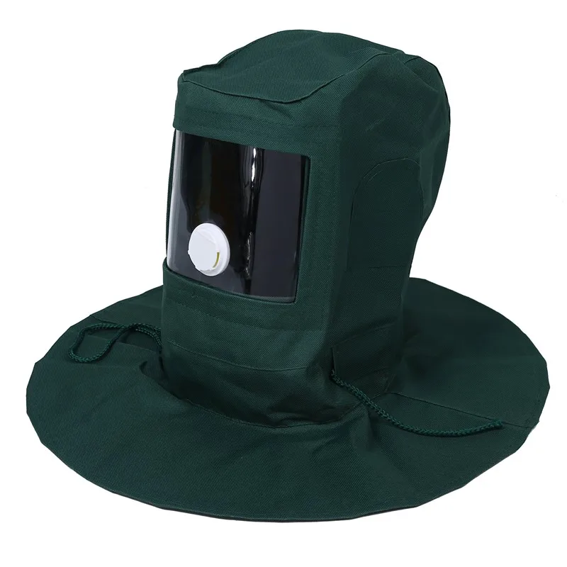 

Sand Blasting Hood Abrasive Sandblaster Mask Cap Wind Dust Anti Protective Tool