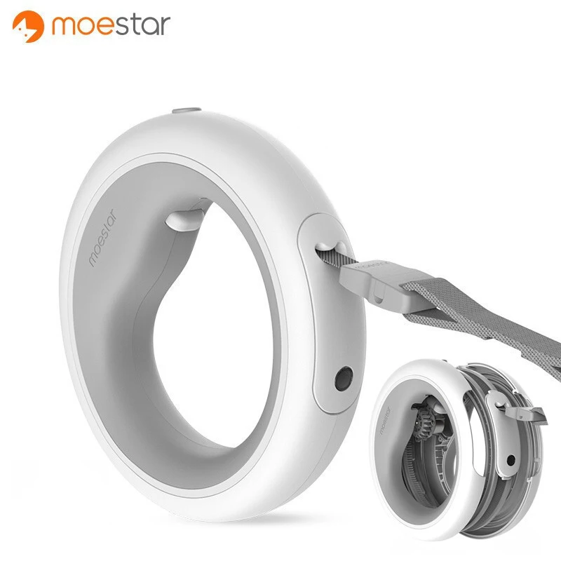 Оригинальный MOESTAR UFO 2 6 м выдвижной поводок для домашних животных перезаряжаемый