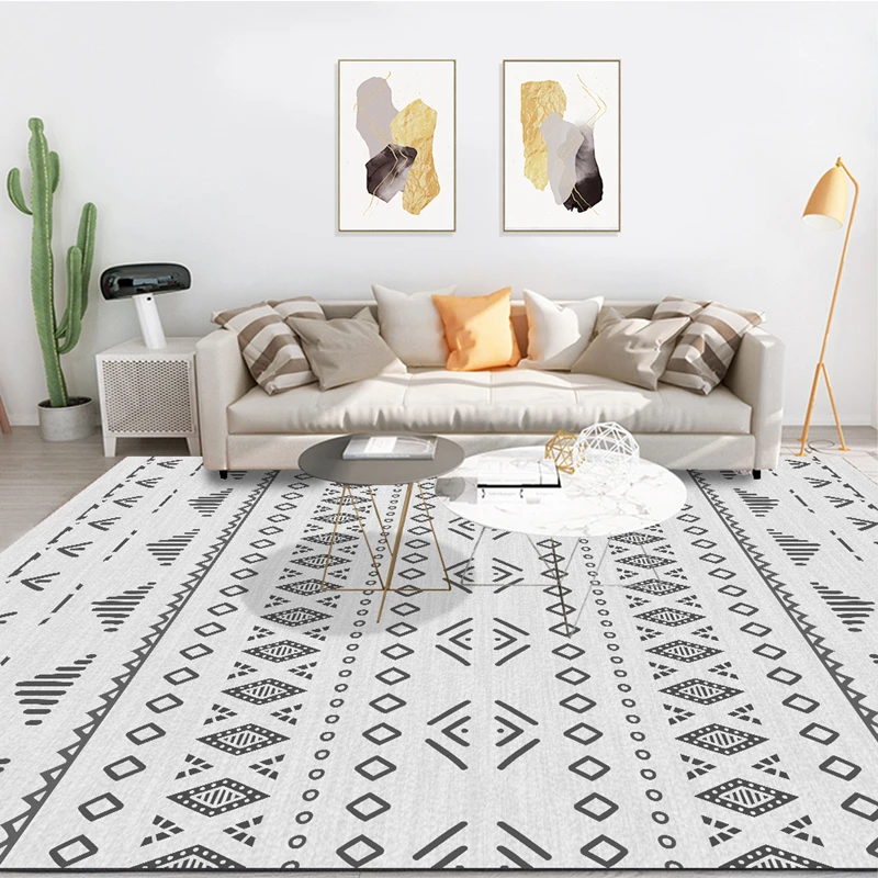 Nordic Modern Carpet Livingroom Morocco Carpet Bedroom Sofa Coffee Table Area Rug Study Room Floor Mat Home Vintage Rugs karpet