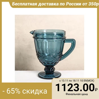 

Pitcher "English Channel", 1.1 l, 19.5x14 cm color blue