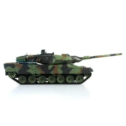 Henglong 1/16 6,0 Пластик Leopard2A6 Р/У танки 3889 FPV SteelGearbox отдача ствола TH16209