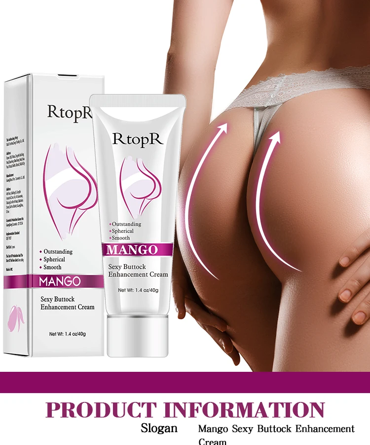 RtopR Natural Mango Sexy Buttock Enhancement Lifting & Firming Hip Butt Anti-Aging Buttock Treatment Cream Body Skin Care