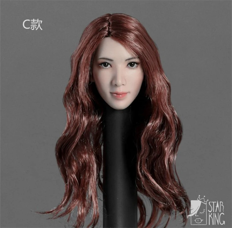StarKingToys SK001 1/6 шкала азиатской красоты Лин Чи-Лин голова резьба подходит 1" бледная фигура тела