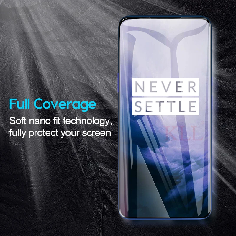 10D полное покрытие мягкая Гидрогелевая пленка для Oneplus 7 Pro 6T защита экрана новая невидимая Защитная мягкая пленка с позиционным клеем