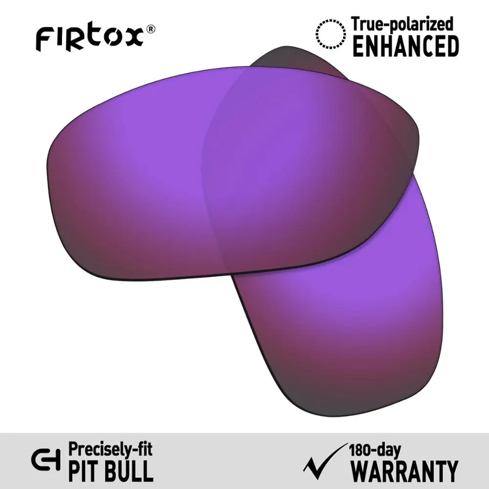 Firtox настоящие поляризованные Сменные рассеиватели UV400 для солнцезащитных очков-солнцезащитных очков Окли питбуль OO9127(Только Совместимые линзы)-несколько цветов - Цвет линз: Purple-Polarized