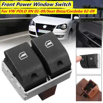 

4PIN Front Electric Power Window Console Switch Control For VW POLO 9N 2001-2009 for Seat Ibiza Cordoba 2002-2009 #6Q0959858A