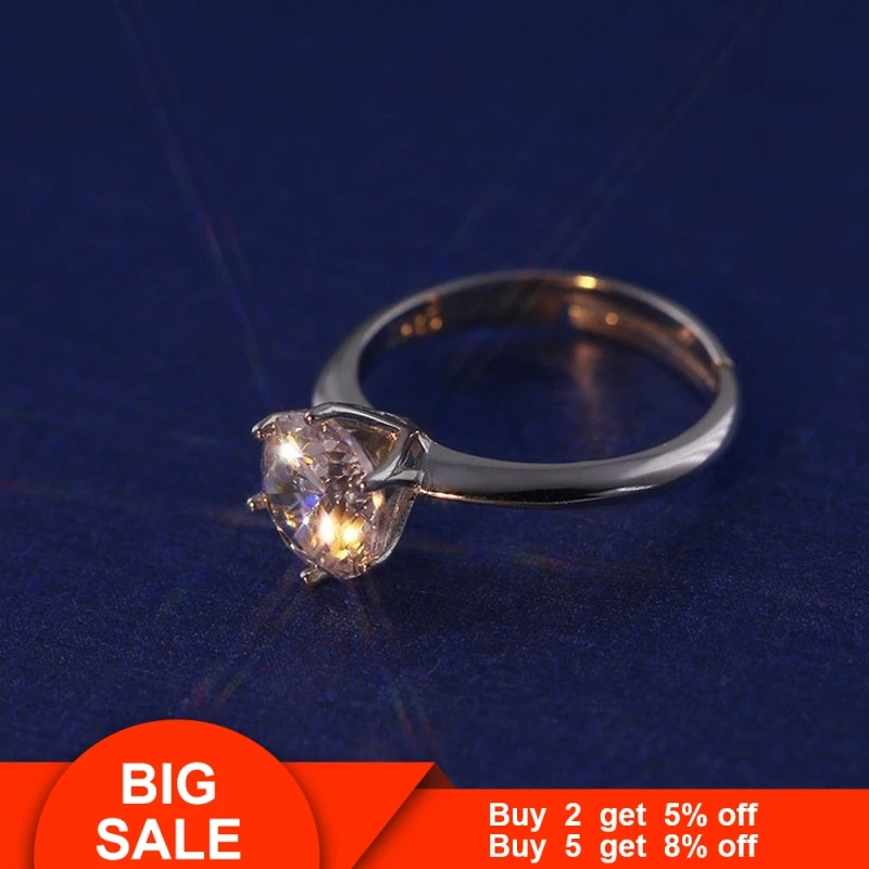 Vecalon модные 925 пробы серебряные ювелирные изделия Женское кольцо 1.5ct AAAAA Циркон Cz Обручальное кольцо для женщин