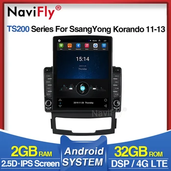 

New! 9.7inch IPS DSP Android Car Radio Audio Multimedia Player GPS Navigation for SsangYong Korando Actyon 2011 2012 2013 WIFI