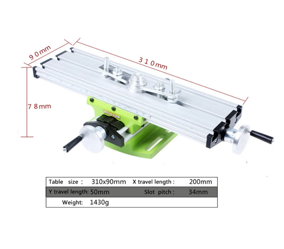 multifunction mini table bench vise bench drill milling machine stent 6300 aluminum alloy precision 0.05mm
