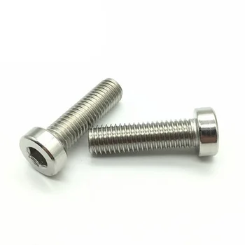 

10pcs M4 Allen screws dwarf top screw hexagon socket thin head bolts mechanical bolt stainless steel B7984456 6mm-30mm long