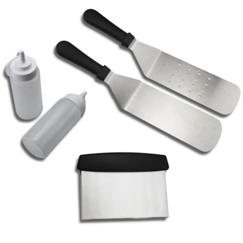 Stainless Steel Spatula And Grill Pan Spatula-Grill Set Is Perfect For Cast Iron Flat Top | Дом и сад