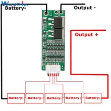 Diymore – carte de Protection de la batterie au Lithium Li-ion 5s 15a, BMS 18650, chargeur 18V 21V, Module de Circuit imprimé de Protection cellulaire